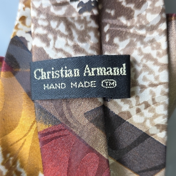 (J28) Elegant Multicolor Geometric Tie - Picture 2 of 4